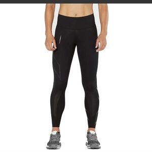 2XU MCS Bonded MidRise Compression Tights - Women's	Black - Gold / L